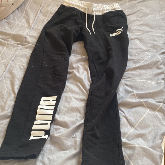 Black & White Puma track pants - Picture 2 of 5